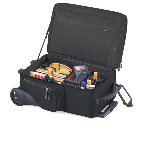 Neuland Workshop Trolley packed full of visual facilitation kit, markers, pens, glue, paper, pins, stickers. Sold pre-filled. Sold in the UK by Inky Thinking, official Neuland UK reseller.