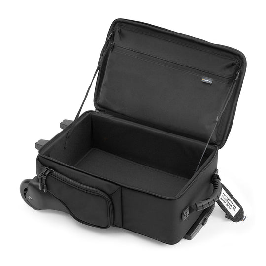 Neuland Workshop Trolley, Empty, plenty of space for workshop materials in one case. Pack with own markers, pens, sticky dots, paper, visual facilitation kit. Sold in UK by Inky Thinking online shop.