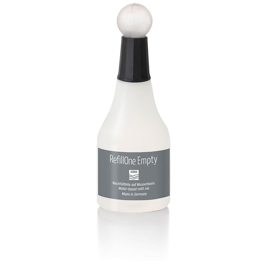 Empty Neuland RefillOne refill bottle for marker ink. Sold in UK by Inky Thinking as official GB reseller.