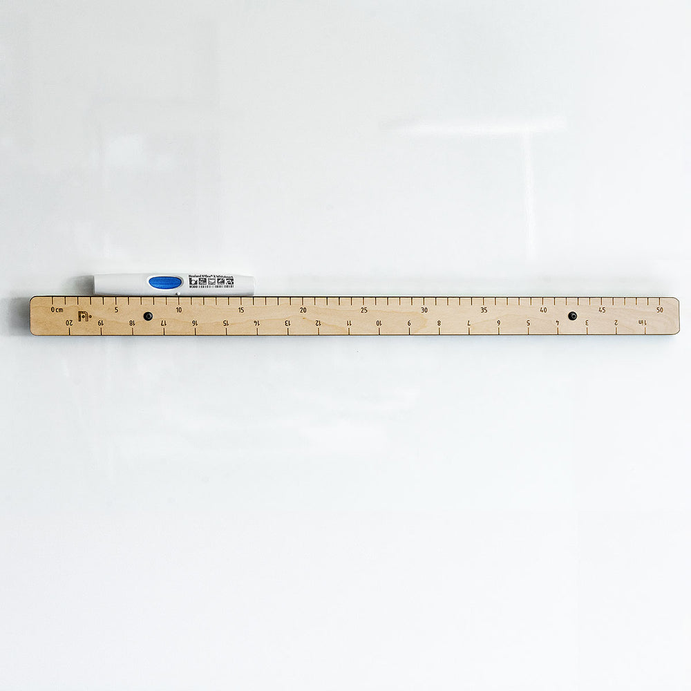 Neuland magnetic plywood ruler for whiteboard . Sold in UK via Inky Thinking GB Shop. Official Reseller.