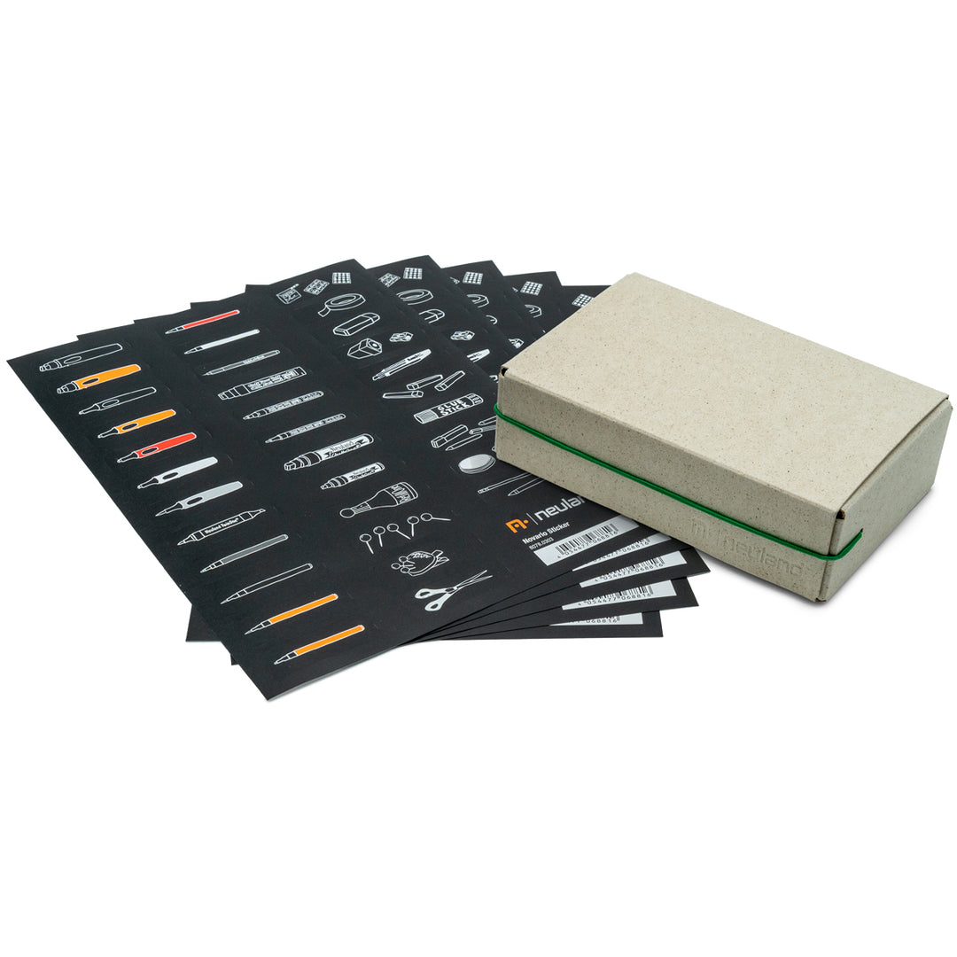 Novario® Eco AccessoryBox & Sticker Set sold in the UK by Inky Thinking, official reseller