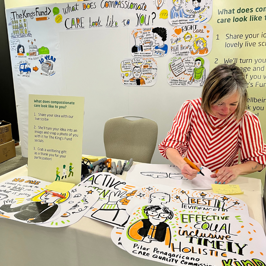 Cassandra's delight at finding her markers of choice