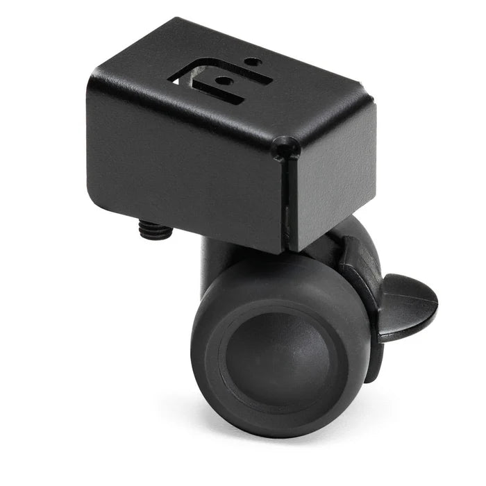 mobile pinboard. The castors can be locked into place to ensure stability during use and are quick to attach and remove.