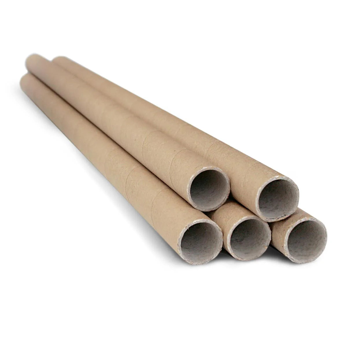 Cardboard tubes for long paper rolls