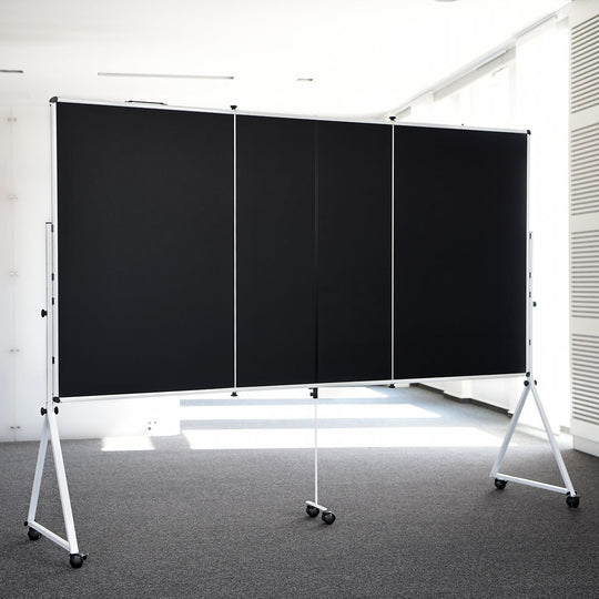 Neuland V3 graphicwall used as large foldable wall or board for meeting and training rooms, facilitation and large format drawings. Sold in UK via official reseller Inky Thinking 