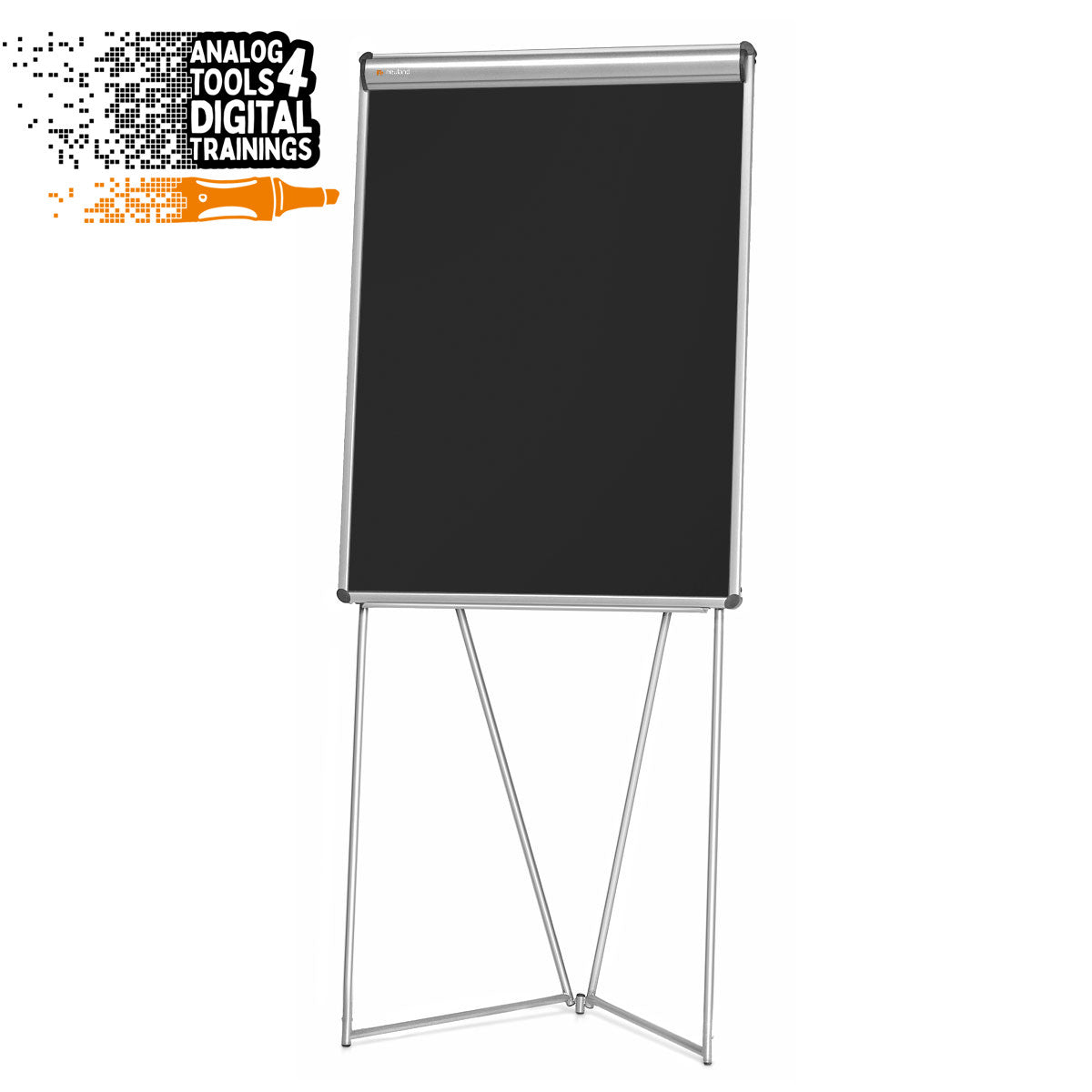 Neuland Euroflip flipchart grey black, sold by inky thinking uk