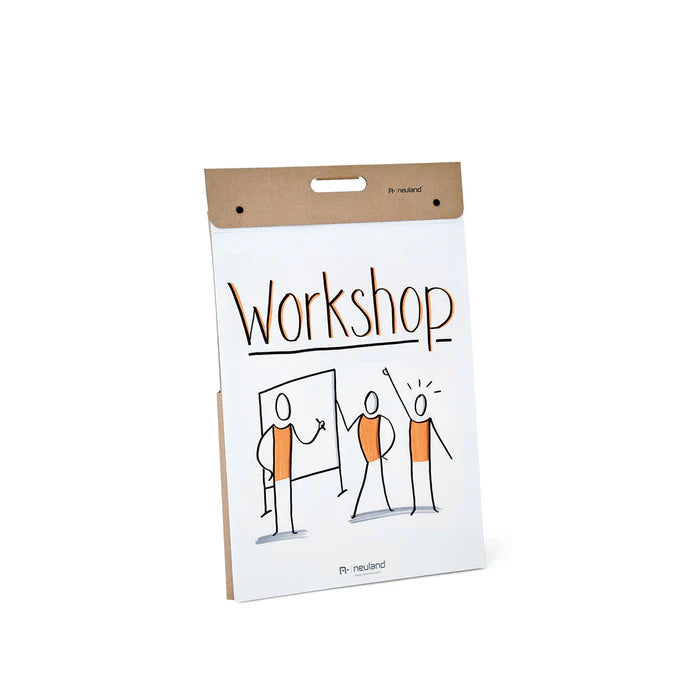 TopChart table top flipchart paper self standing from Neuland. Sold in UK via Inky Shop.