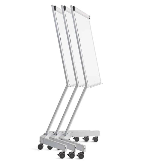 B-Vario® ERGO FlipChart by Neuland knows how to keep an audience engaged. It boasts a height-adjustable flipchart paper holder controlled by a single lever-activated handle to smoothly transition paper to any fixed position. Sold in UK by Inky Thinking Shop 