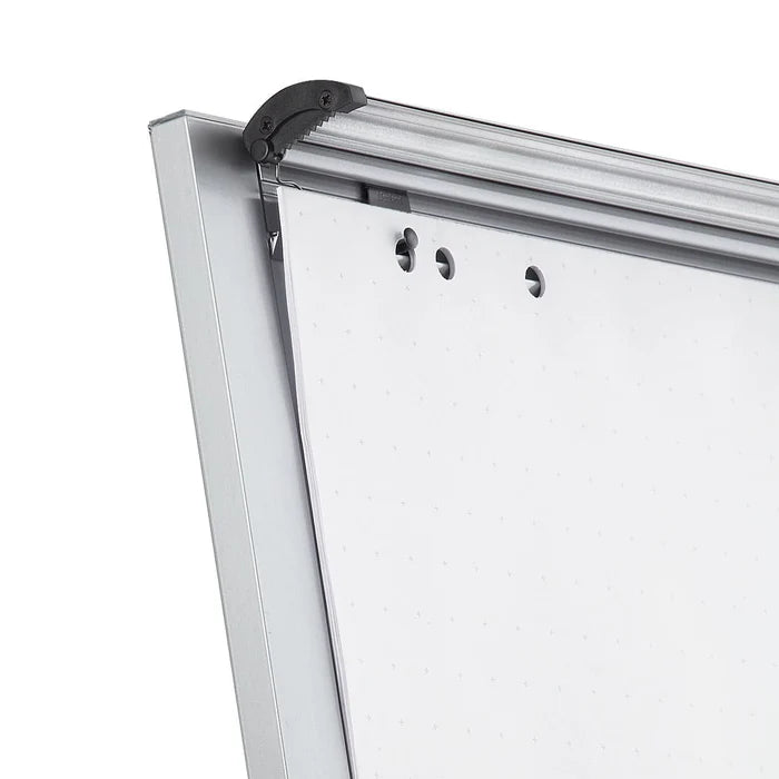 B-Vario® ERGO FlipChart by Neuland knows how to keep an audience engaged. It boasts a height-adjustable flipchart paper holder controlled by a single lever-activated handle to smoothly transition paper to any fixed position. Sold in UK by Inky Thinking Shop 