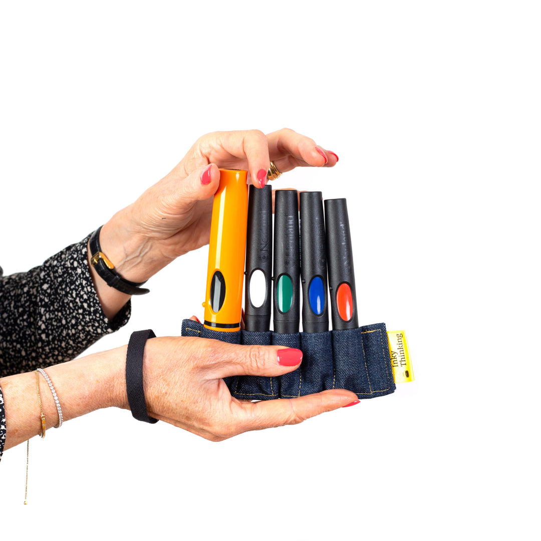 Free Hand Combo pen holder, sold via Inky Thinking UK, Neuland Re-seller