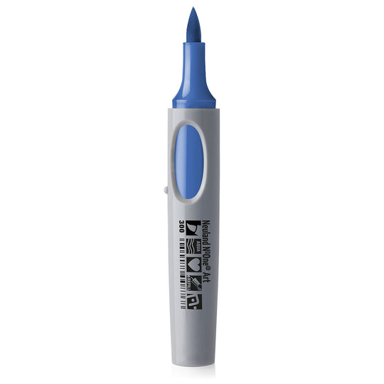 300 blue Neuland No.One art brush nib marker pen, refillable. Sold in the UK by official reseller, Inky Thinking.