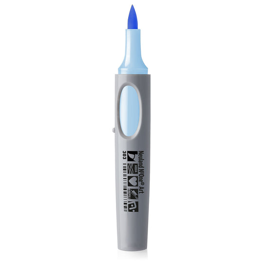 303 pastel blue Neuland No.One art brush nib marker pen, refillable. Sold in the UK by official reseller, Inky Thinking.