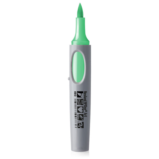 403 pastel green Neuland No.One art brush nib marker pen, refillable. Sold in the UK by official reseller, Inky Thinking.