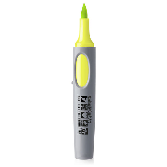 503 lime Neuland No.One art brush nib marker pen, refillable. Sold in the UK by official reseller, Inky Thinking.