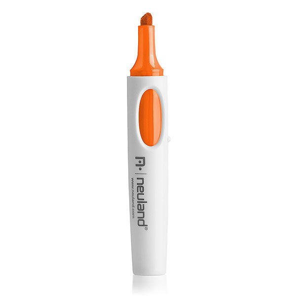 600 orange Neuland No.One wedge nib whiteboard marker pen, refillable. Sold in the UK by official reseller, Inky Thinking.