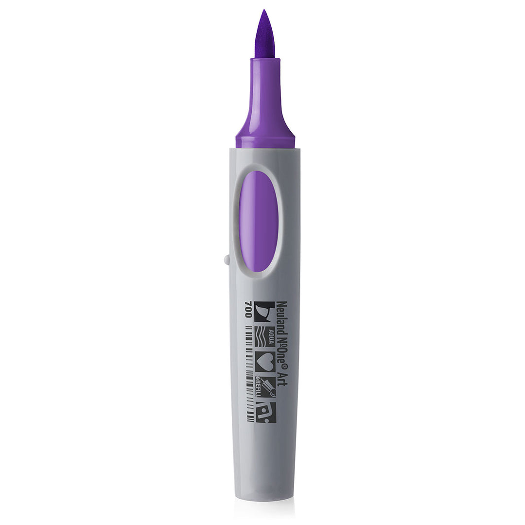 700 violet Neuland No.One art brush nib marker pen, refillable. Sold in the UK by official reseller, Inky Thinking.