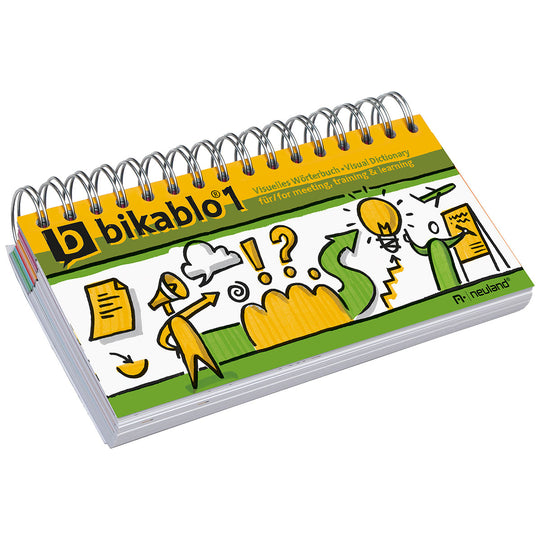 product image of bikablo® 1 Classic (spiral bound) - Visual Dictionary - work with the power of images in order to make abstract issues easier to understand and put the focus on decisive matters.