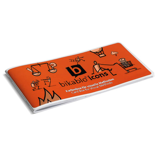 bikablo® icons bundle containing pictograms and figures from the visualisation practice. Sold in the UK by Neuland reseller, Inky Thinking. 