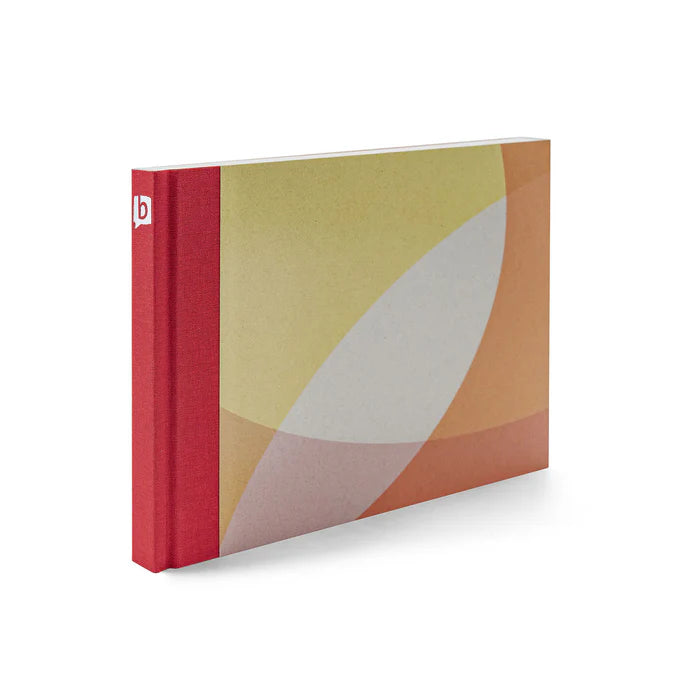 Tones of sunset, linen spined bikablo sketchnoter notebook, Sold by Inky Thinking UK.