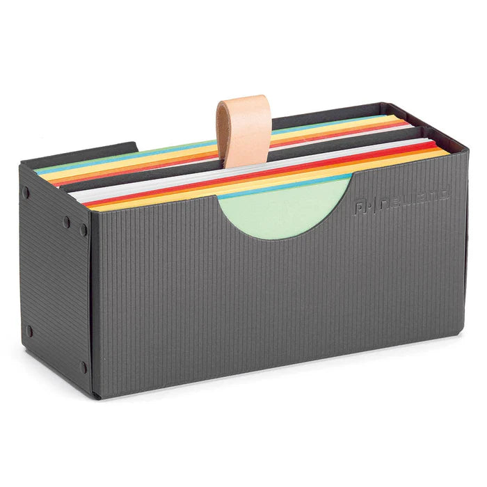 The Neuland Novario® CardBox is a unique storage box for organising up to 500 rectangular, oval or rhombus WorkshopCards. Sold in UK by official reseller Inky Thinking.