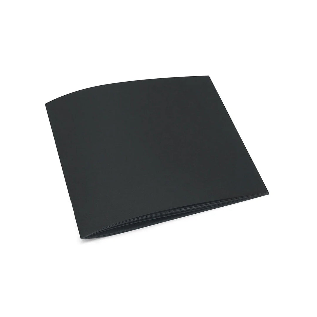 BlackSpace, Sketchbooklet, 21x20cm is a custom designable Sketchbooklet made of black FSC paper with a neutral black cardboard cover. Sold by Neuland UK reseller Inky Thinking Shop