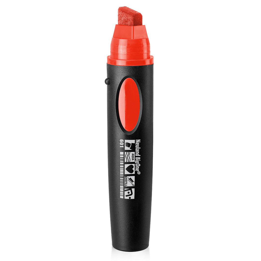 601 red orange Neuland BigOne Wedge nib marker pen, refillable. Sold by official UK reseller, Inky Thinking Shop.