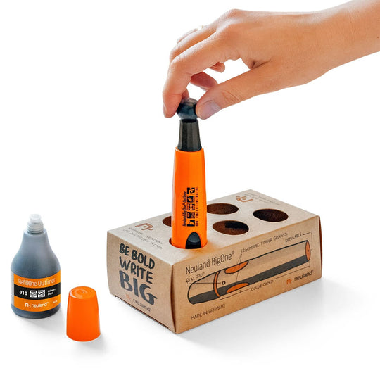 Neuland BigOne® Outliner Wedge | Art Brush Nib, 10-pack