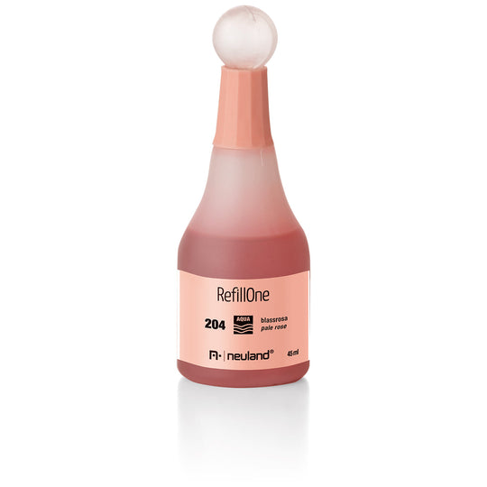 Refill ink bottle, Colour code 204 pale rose, a refill colour for Neuland's marker pen colours