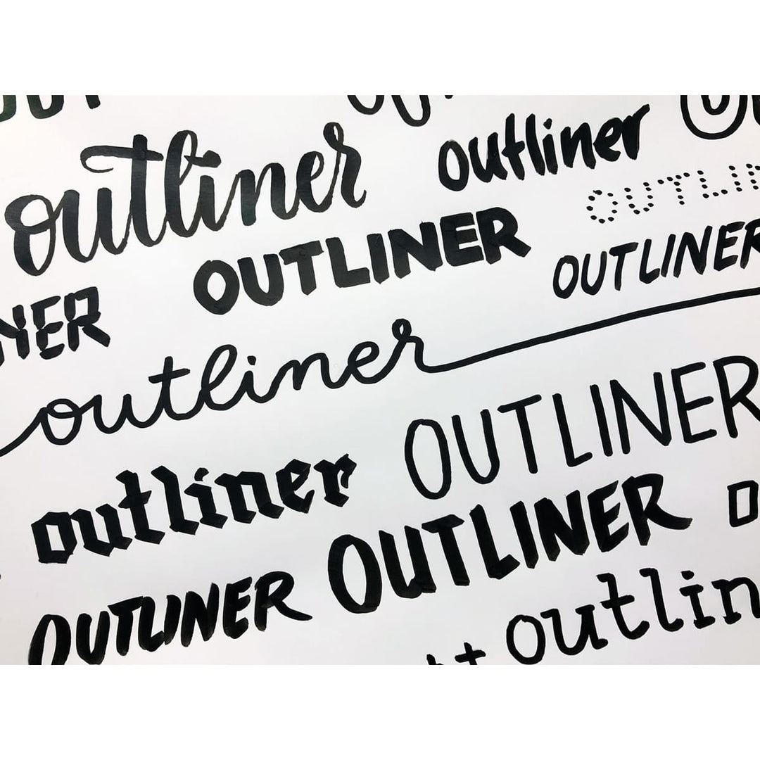 Neuland TwinOne® Outliner Chisel & Brush Nib, 010 Black
