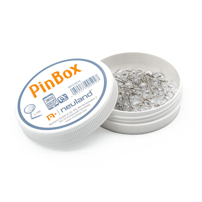 Magnetic PinBox with pins is a pin box with two magnets which includes 100 x 0.6 mm pins.