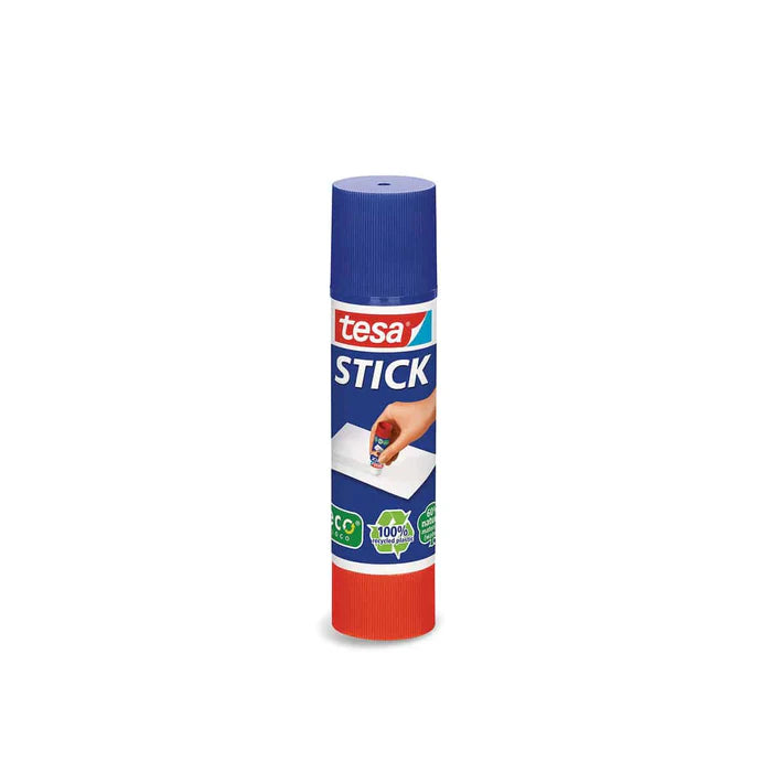 Tesa glue stick, 40g, made without organic solvents and 100% recycled plastic cover. Sold via Neuland UK Reseller, Inky Thinking UK online Shop