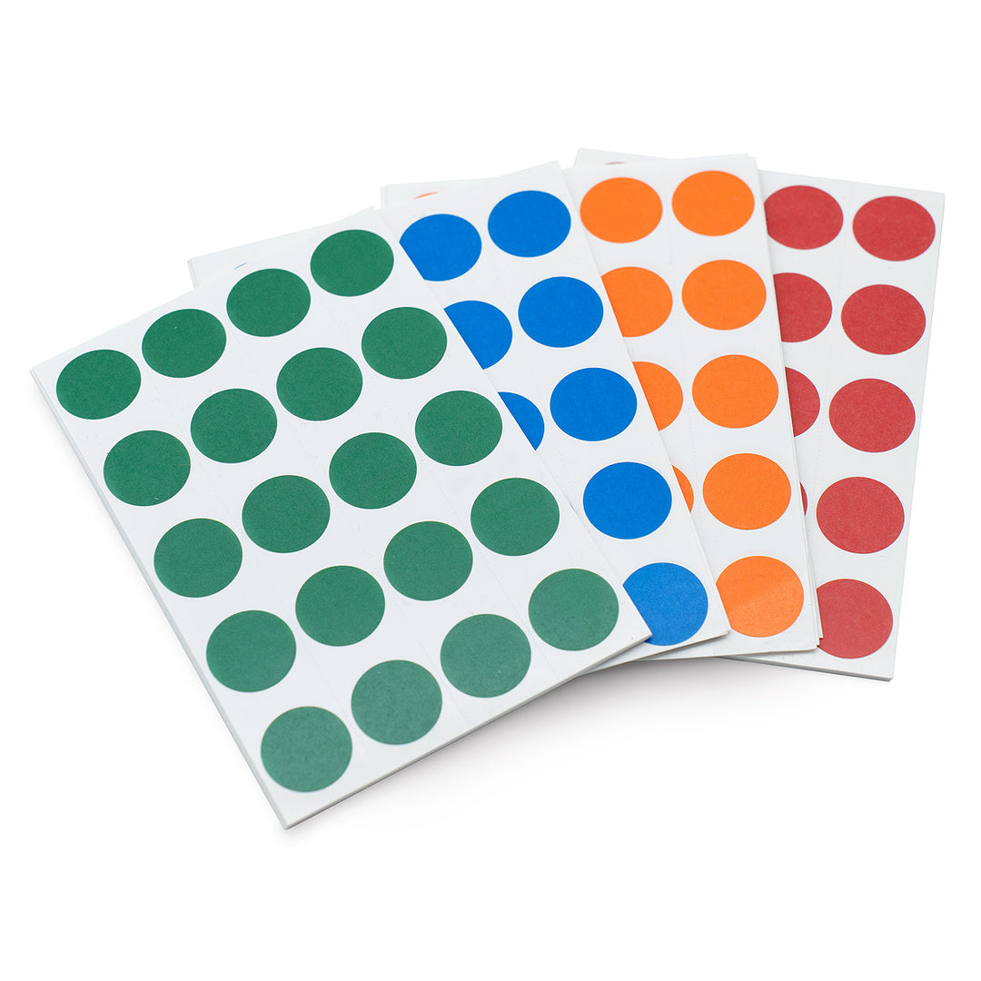 Vote, voting dots, adhesive sheets, assorted colours, sold by Inky Thinking UK, Official Neuland UK re-seller