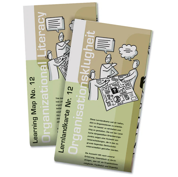 Learning Map No. 12, Organisational Literacy is designed by Neuland to help you find your way around organisations: to understand them better so you can shape them wisely.