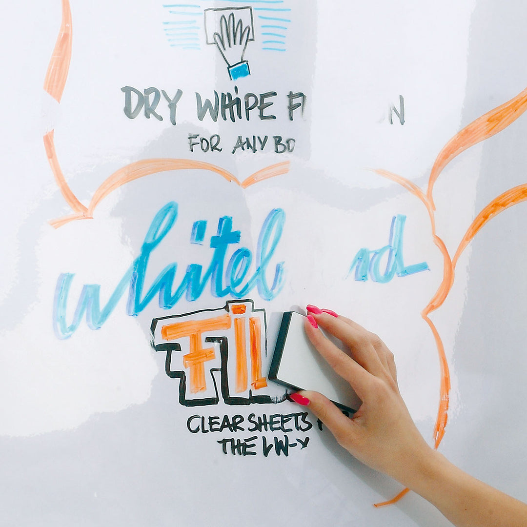 Transparent flipchart sheets sold by Neuland and inky thinking uk