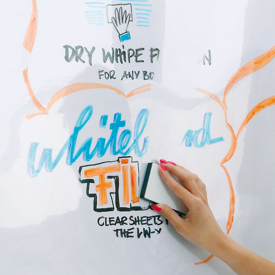 Transparent flipchart sheets sold by Neuland and inky thinking uk