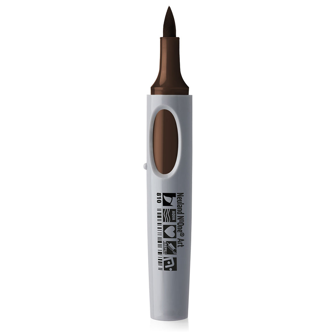 810 friends 5 Neuland No.One art brush nib marker pen, refillable. Sold in the UK by official reseller, Inky Thinking.