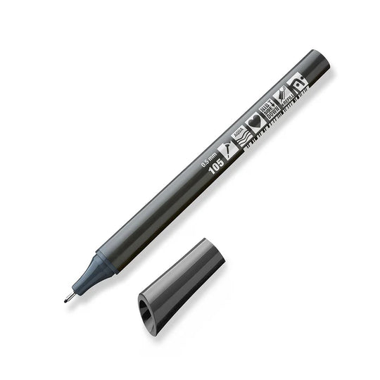 Neuland FineOne 0.5mm Sketch Pen, Grey, sold by Inky Thinking UK Shop