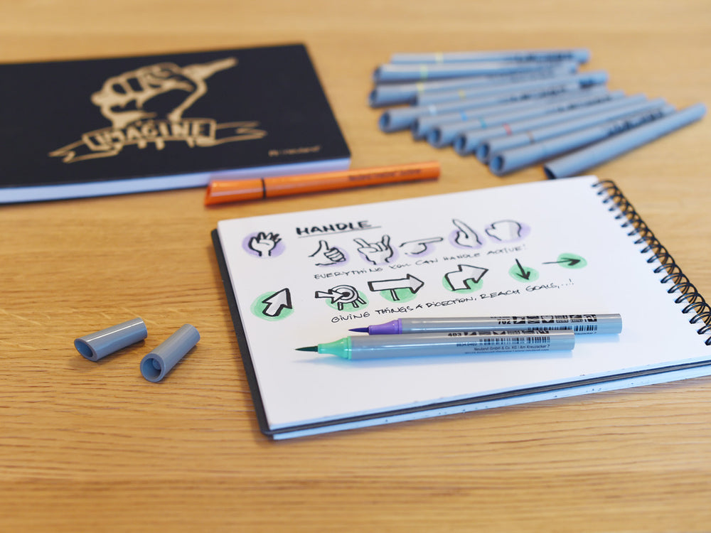 my sketchbook, set of 2, Neuland and inky thinking UK