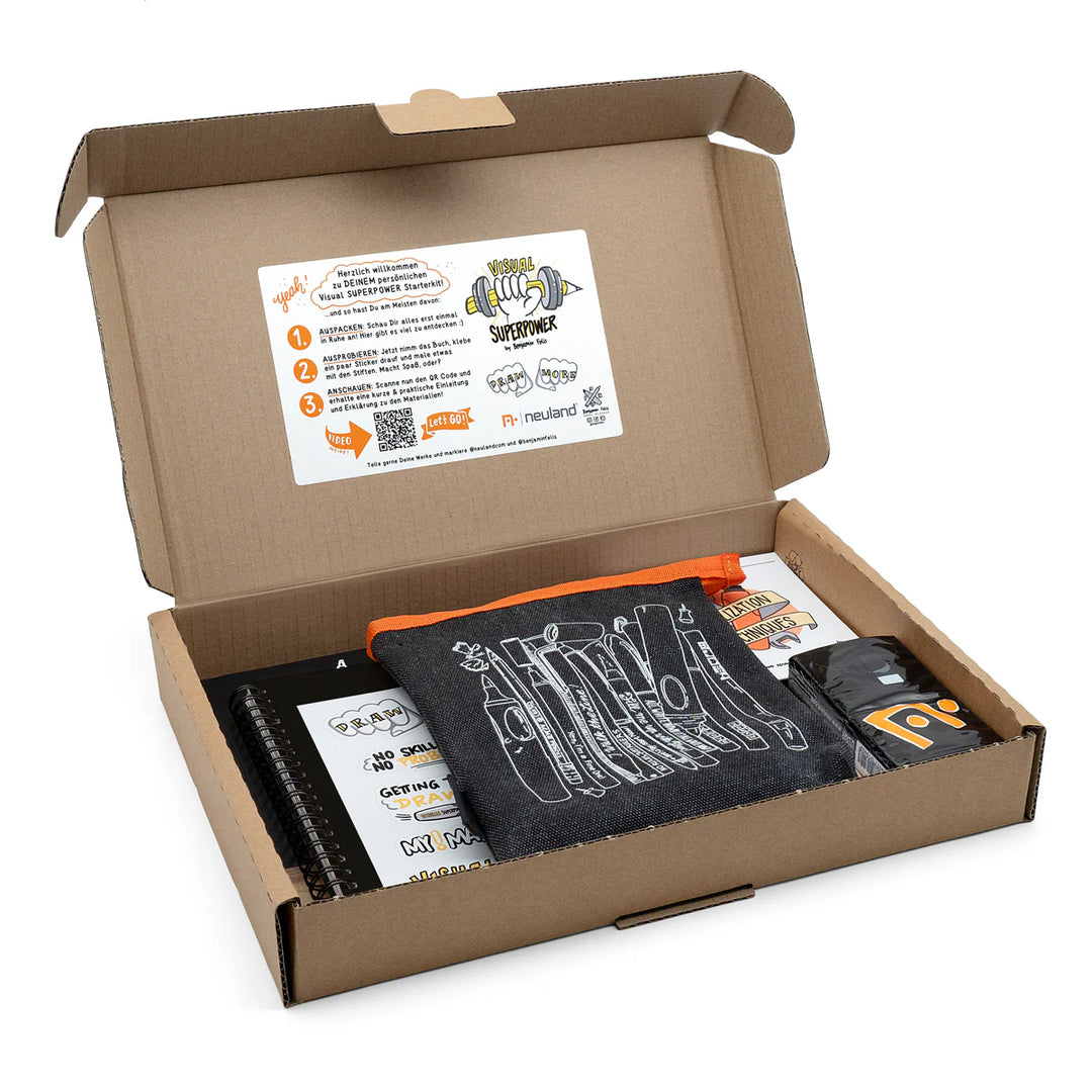 Visual Superpower Starter-Set 2.0 provides you with all the tools you need to begin your journey towards your own personal visual transformation.