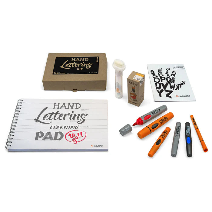 Product photo of Neuland Handlettering Kit, designed by Heather Martinez and sold by Inky Shop UK