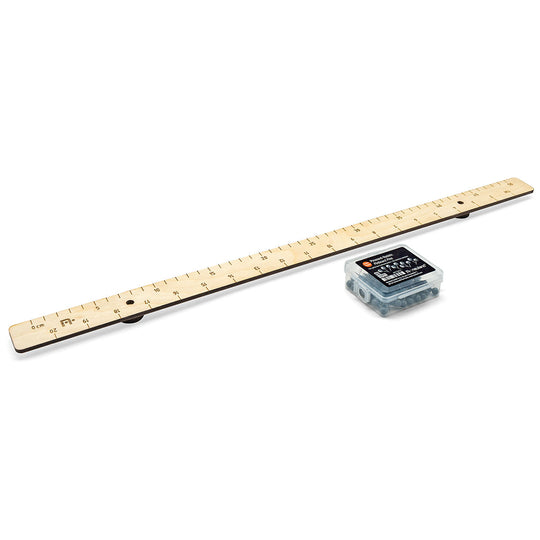 Pinnable Ruler, Plywood, 50cm/20 inches