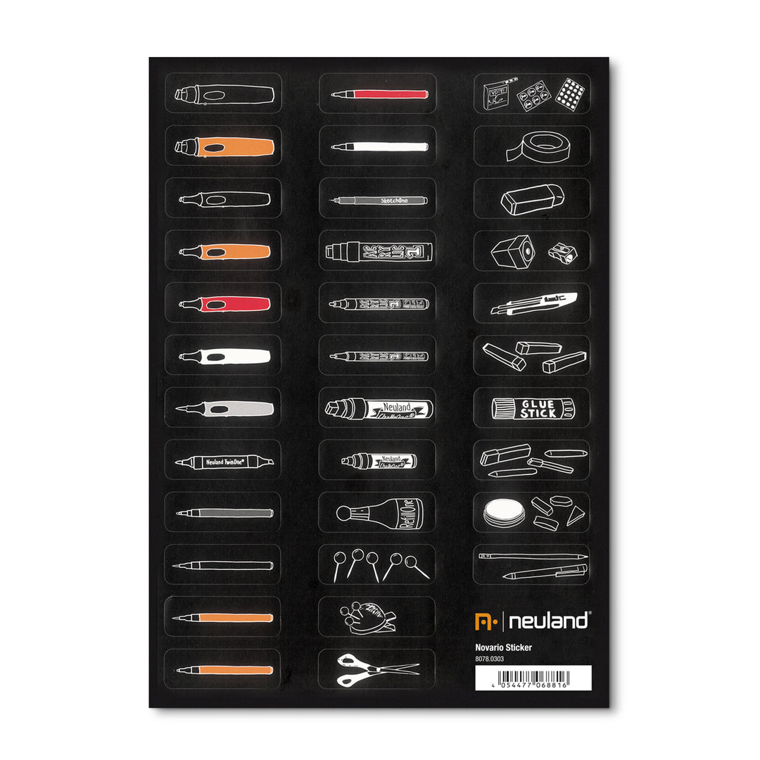 Novario® AccessoryBox & Sticker Set sold in UK by Inky Thinking, official reseller.