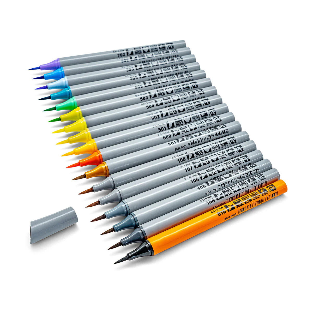 Neuland FineOne® Art – 16+1 complete bundle contains a complete colour selection of marker pens including Neuland FineOne® Art Outliner.