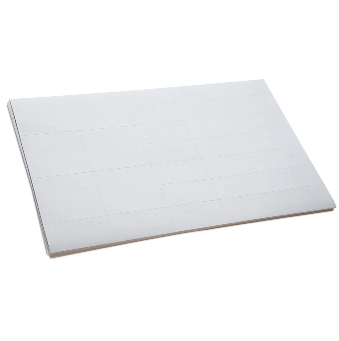 Correction Stickers, white, for using on white Neuland paper to cover up mistakes