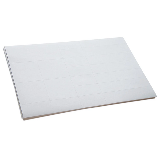 Correction Stickers, white, for using on white Neuland paper to cover up mistakes