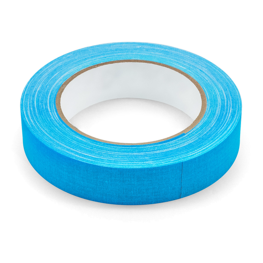 Roll of neon blue floor tape for use in training and meeting rooms, sold by Neuland UK reseller, Inky Thinking Shop