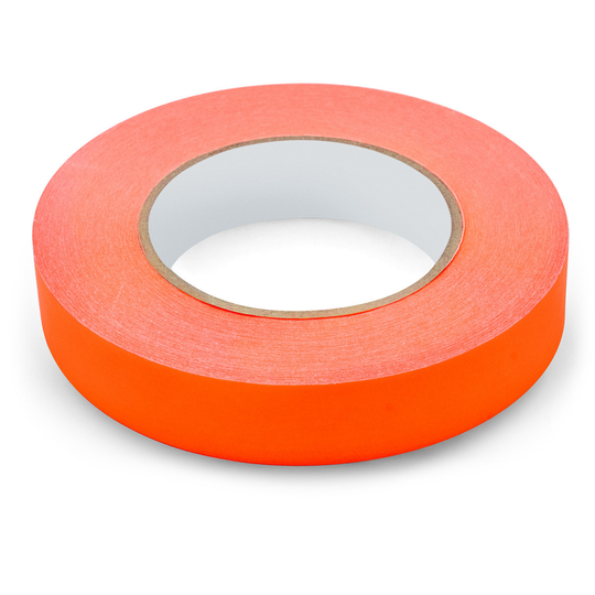 Roll of neon orange floor tape for use in training and meeting rooms, sold by Neuland UK reseller, Inky Thinking Shop