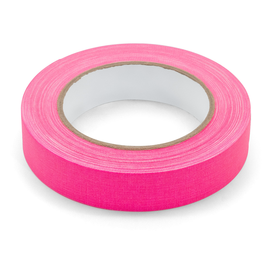 Roll of neon pink floor tape for use in training and meeting rooms, sold by Neuland UK reseller, Inky Thinking Shop