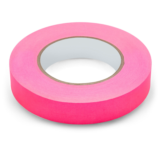 Roll of neon pink floor tape for use in training and meeting rooms, sold by Neuland UK reseller, Inky Thinking Shop