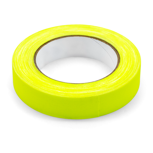 Roll of neon yellow floor tape for use in training and meeting rooms, sold by Neuland UK reseller, Inky Thinking Shop